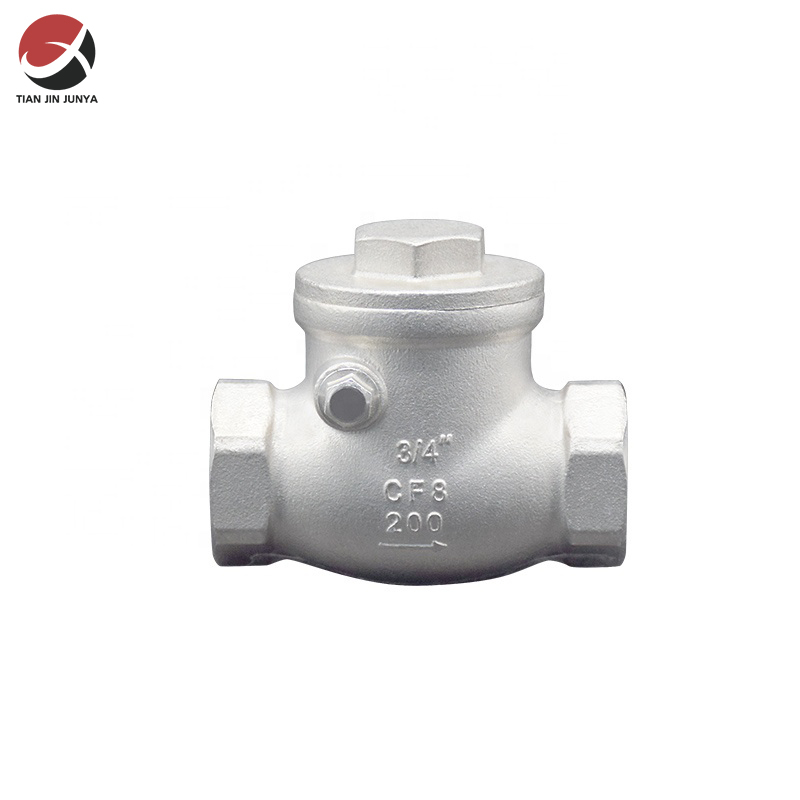 不鏽(xiù)鋼内螺(luó)紋卧式(shi)單向止(zhǐ)回閥